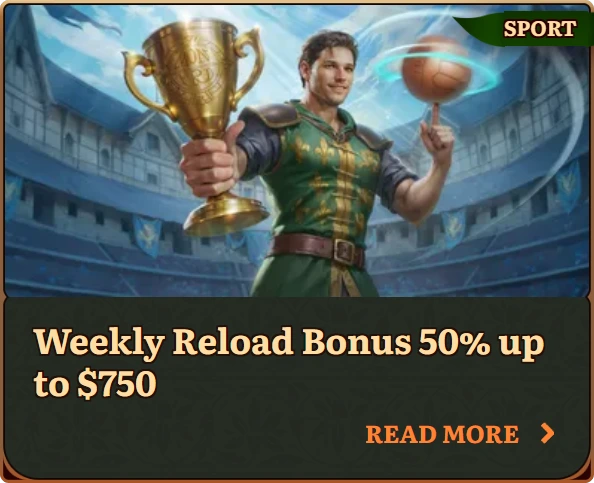 Sports Weekly Reload Bonus – 50% Up to $750